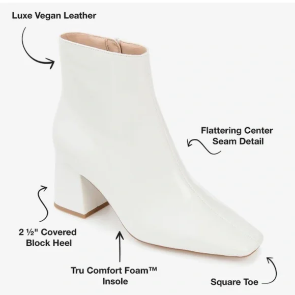 JOURNEE Haylinn Vegan Leather Booties - Picture 1 of 5